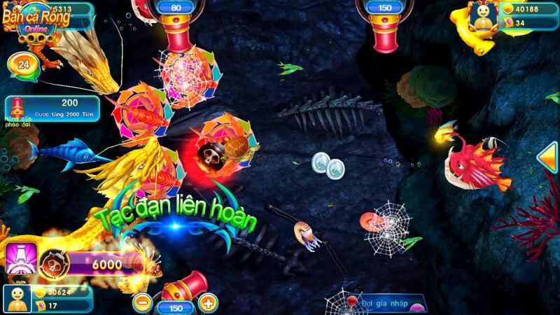 Hệ thống vũ khí và các loại cá phổ biến trong Bắn Cá Rồng tại Moto88 