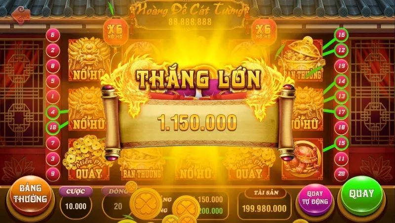 Nổ Hũ Rừng Xanh tại Moto88: Cơ hội chinh phục Jackpot ngàn đô 2 Biểu tượng Wild gia tăng khả năng giành giải thưởng lớn