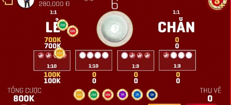 Các cửa cược phổ biến trong Xóc Đĩa  